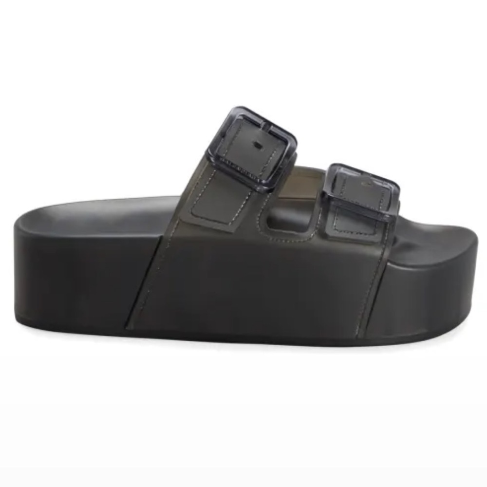 Balenciaga Mallorca Dual Buckle Platform Sandals 37